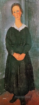Amedeo Modigliani Painting - la sirvienta Amedeo Modigliani